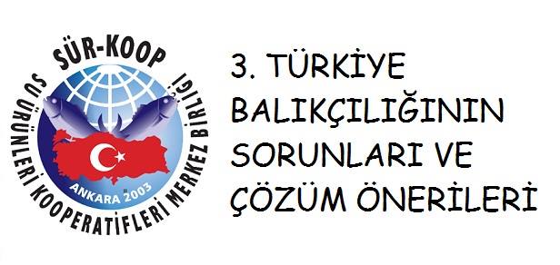 Sür-Koop 3. Türkiye Balıkçılığının Sorunları ve Çözüm Önerileri Sempozyumu Gündemi